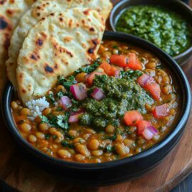 Imagem da notícia Dhal Cremoso de Lentilha com Chutney Verde: Fácil, Saudável e Irresistível